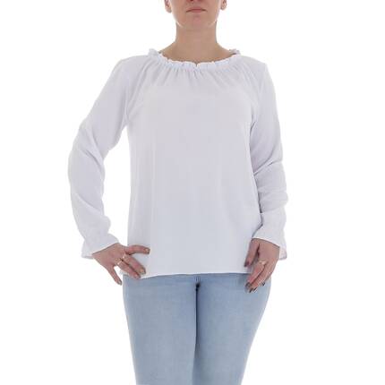 Damen Bluse von Metrofive Gr. XL/XXL - white
