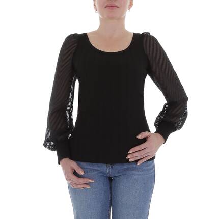 Damen Bluse von Metrofive Gr. S/M - black