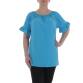 Damen Bluse von Metrofive Gr. L/XL - blue