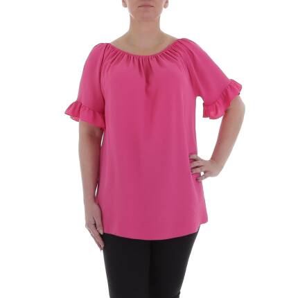 Damen Bluse von Metrofive Gr. S/M - fuchsia