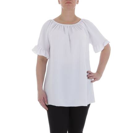 Damen Bluse von Metrofive Gr. L/XL - white