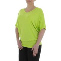 Damen T-Shirt von Metrofive - neongreen