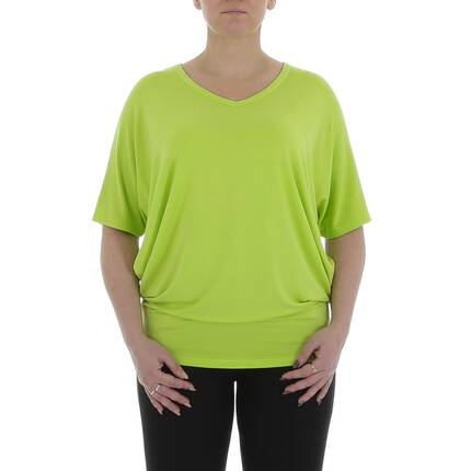 Damen T-Shirt von Metrofive Gr. L/XL - neongreen