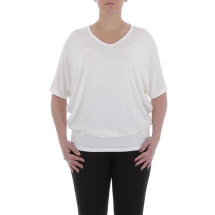 Damen T-Shirt von Metrofive Gr. L/XL - white