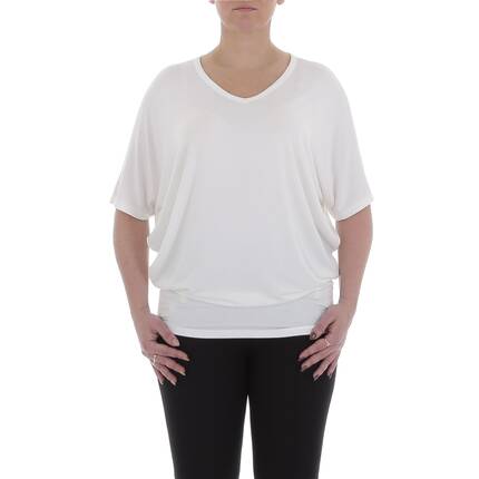 Damen T-Shirt von Metrofive Gr. S/M - white