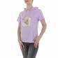 Damen T-Shirt von AOSEN - lila