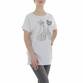 Damen T-Shirt von AOSEN - LT.grey