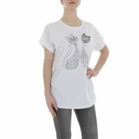 Damen T-Shirt von AOSEN - white