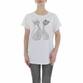 Damen T-Shirt von AOSEN - white