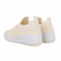 Damen Low-Sneakers - beige