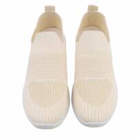 Damen Low-Sneakers - beige