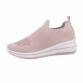 Damen Low-Sneakers - pink - 12 Paar