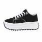 Damen Low-Sneakers - black