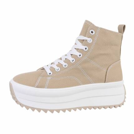 Damen High-Sneakers - khaki