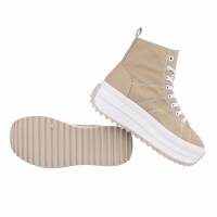 Damen High-Sneakers - khaki