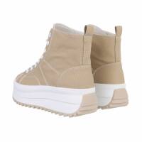 Damen High-Sneakers - khaki