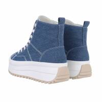 Damen High-Sneakers - navy