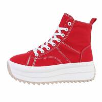 Damen High-Sneakers - red