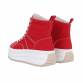 Damen High-Sneakers - red