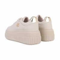 Damen Low-Sneakers - beige