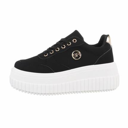 Damen Low-Sneakers - black Gr. 36