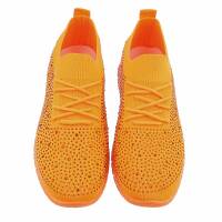 Damen Low-Sneakers - orange