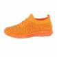 Damen Low-Sneakers - orange