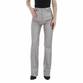 Damen Hose in Lederoptik von Laulia - grey