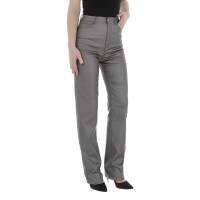 Damen Hose in Lederoptik von Laulia - DK.grey