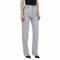 Damen Hose in Lederoptik von Laulia - LT.grey