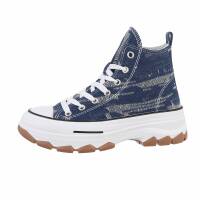 Damen High-Sneakers - dblue