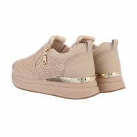 Damen Low-Sneakers - khaki