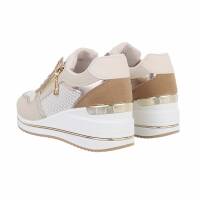 Damen High-Sneakers - beige