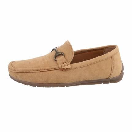 Herren Mokassins - camel Gr. 40