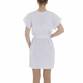 Damen Minikleid von Metrofive - white