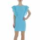 Damen Minikleid von Metrofive Gr. S/M - blue