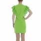 Damen Minikleid von Metrofive - green