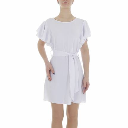 Damen Minikleid von Metrofive Gr. M/L - white