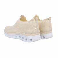 Damen Low-Sneakers - beige