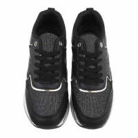 Damen Low-Sneakers - black