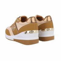 Damen High-Sneakers - camel