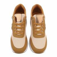 Damen High-Sneakers - camel