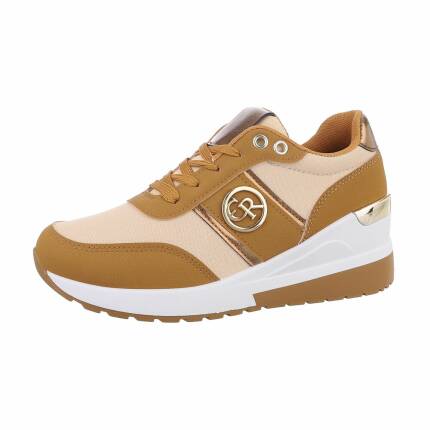 Damen High-Sneakers - camel Gr. 36