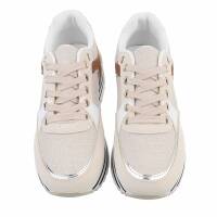 Damen Low-Sneakers - apricot