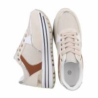 Damen Low-Sneakers - apricot