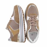 Damen Low-Sneakers - khaki