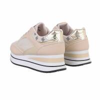 Damen Low-Sneakers - apricot