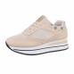 Damen Low-Sneakers - apricot Gr. 36