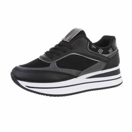 Damen Low-Sneakers - black Gr. 36