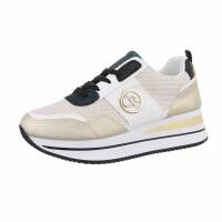 Damen Low-Sneakers - gold